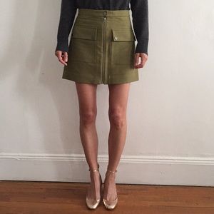 & Other Stories Olive Green Skirt Size 2